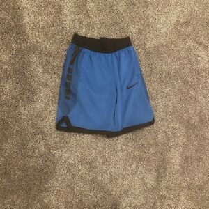 Nike Blue and Black Sports Shorts